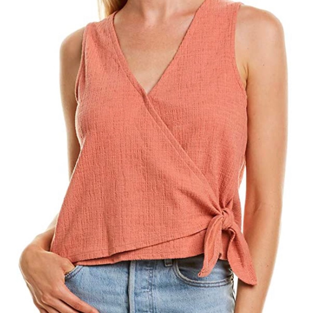 NWT Madewell Texture & Thread Wrap-Tie Tank
